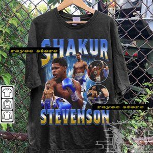 Vintage Bootleg Style Shakur Stevenson Shirt, Shakur Stevenson Boxing T-shirt, 9